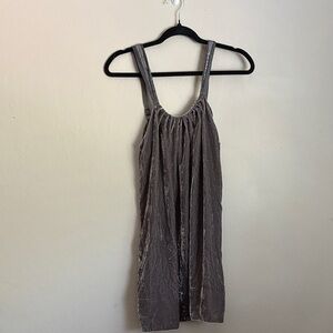 BCBGMaxAzria Charcoal Velvet Dress size XS
